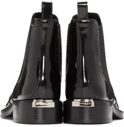 burberry bactonul leather chelsea booties|BURBERRY Leather Chelsea boots .